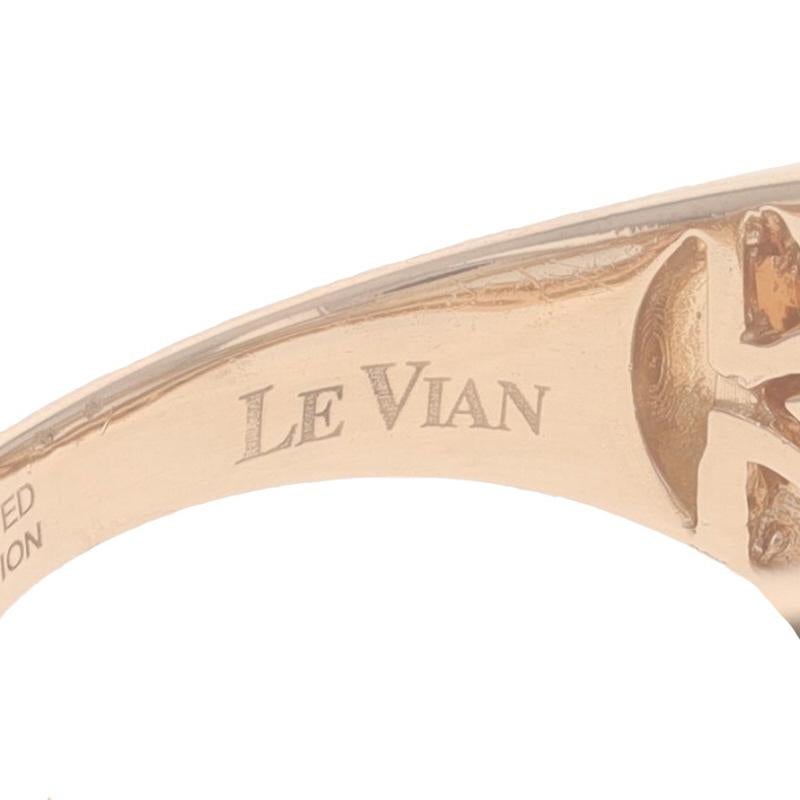Le Vian Diamond Crossover Band - Rose Gold 14k Round .75ctw Limited Edition Ring For Sale 2