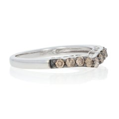 Le Vian Diamond Enhancer Wedding Band White Gold, 14k Round .36 Carat Guard Ring