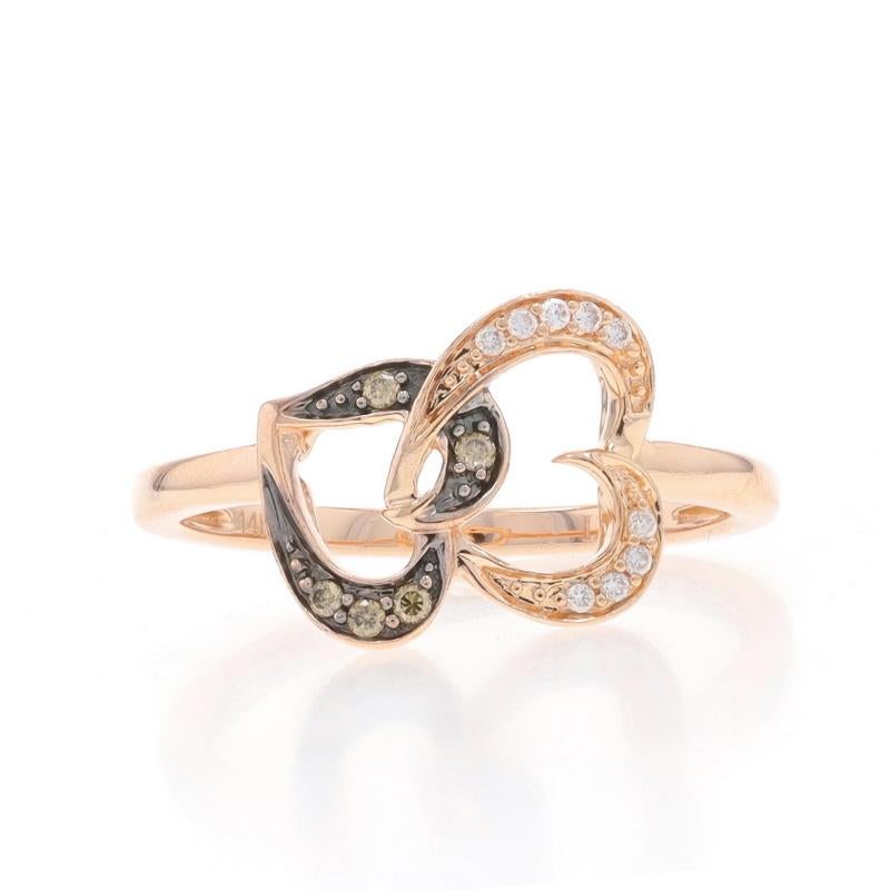 Retail Price: $749

Size: 7
Sizing Fee: Up 3 sizes for $40 or Down 2 1/2 sizes for $30

Brand: Le Vian

Metal Content: 14k Yellow Gold

Stone Information

Natural Diamonds
Carat(s): .10ctw
Cut: Round Brilliant
Color: Chocolate & H - I
Clarity: SI1 -