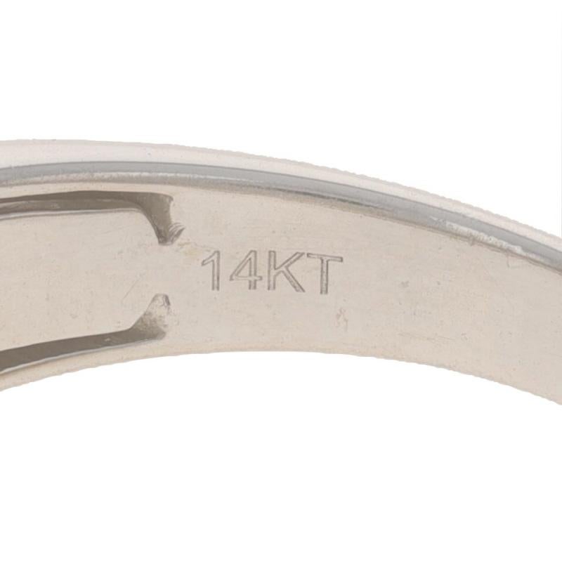 Le Vian Diamond Men's Wedding Band - White Gold 14k Round Brilliant .38ctw Chann For Sale 3