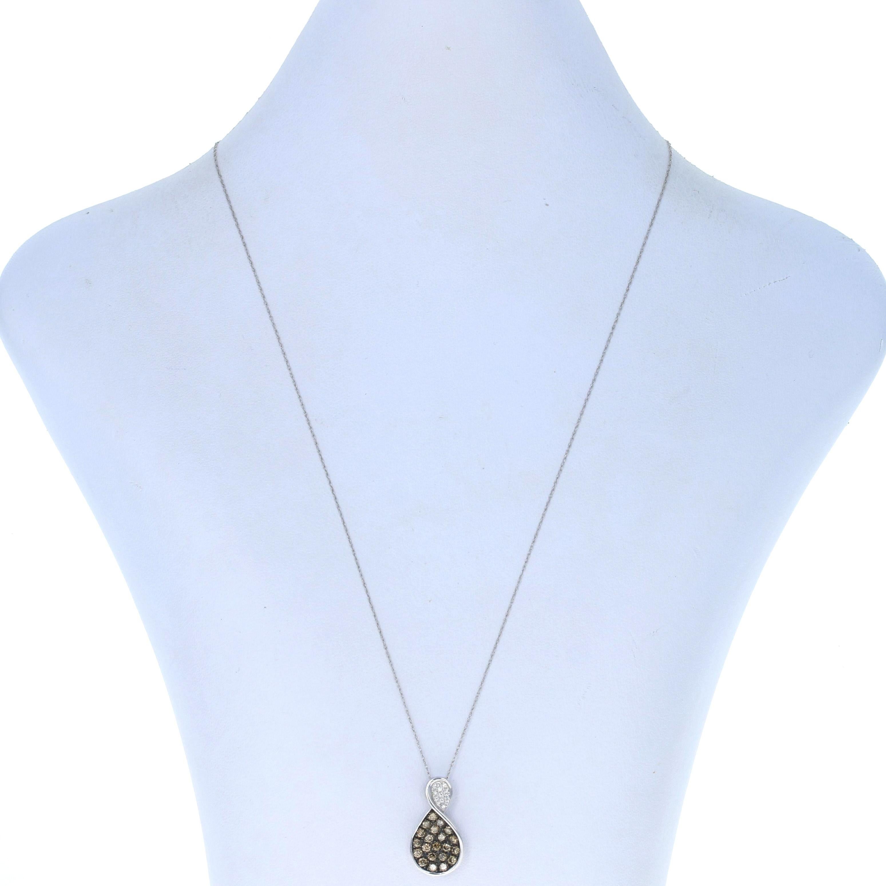 Is there a special birthday or milestone anniversary circled on your calendar? Make this exquisite necklace the highlight of the celebration! Fashioned in 14k white gold, this LeVian Chocolatier piece (WIML39) features a fine wheat chain and a