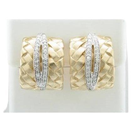 Le Vian Earrings Featuring 5/8 cts. Vanilla Diamonds Set in 14K Honey Gold