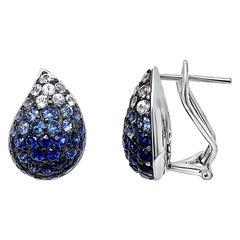 Le Vian Earrings Featuring Blueberry Sapphire Set in Silver