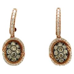 Le Vian Earrings Featuring Chocolate Diamonds, Vanilla Diamonds