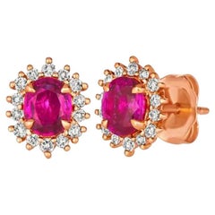 Le Vian Earrings featuring Passion Ruby Nude Diamonds