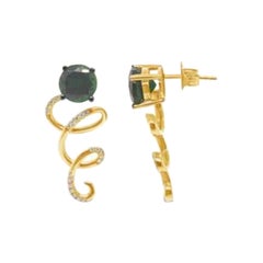 Pendientes Le Vian con diamantes de vainilla de diópsido de pistacho