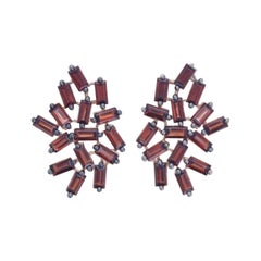 Le Vian Earrings Featuring Pomegranate Garnet Set in 14K Strawberry Gold
