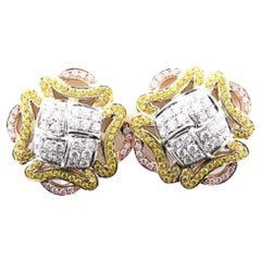Le Vian Earrings Featuring Vanilla Diamonds, Goldenberry Diamonds