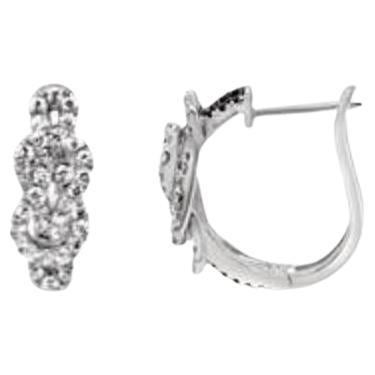 Le Vian Exotics Earrings Featuring Blackberry Diamonds, Vanilla Diamonds For Sale