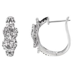 Le Vian Exotics Earrings Featuring Blackberry Diamonds, Vanilla Diamonds