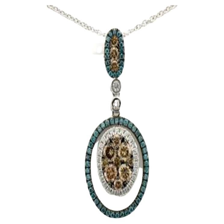 Le Vian Exotics Pendant Featuring Chocolate Diamonds, Vanilla Diamonds, Ice For Sale