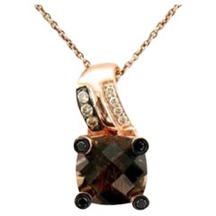 Le Vian Exotics Pendant Featuring Chocolate Quartz Blackberry Diamonds