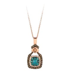 Colgante Le Vian Exotics con Diamantes Azules Helados , Diamantes Chocolate , V