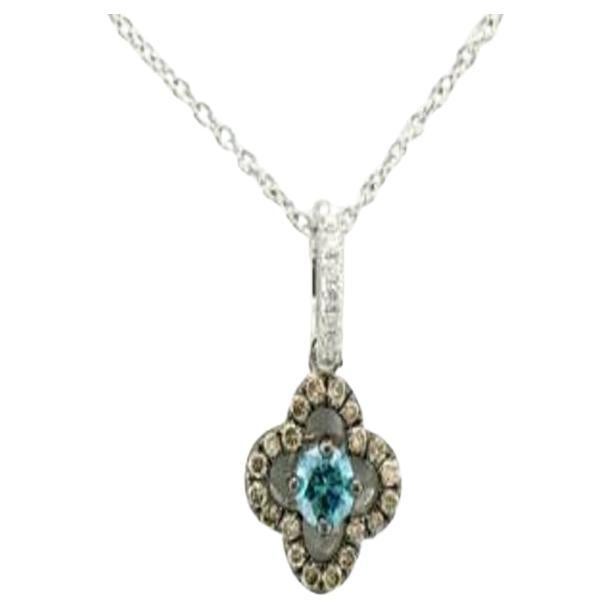 Le Vian Pendentif exotique avec diamants bleus glacs et diamants chocolat , V en vente