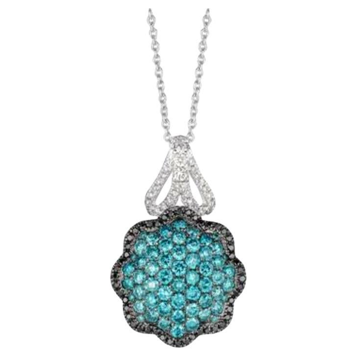 Le Vian Exotics Pendant featuring Iced Blue Diamonds , Vanilla Diamonds , Bla