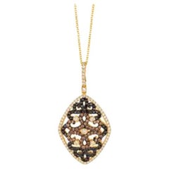 Le Vian Exotics Pendant featuring Vanilla Diamonds , Blackberry Diamonds , Ch