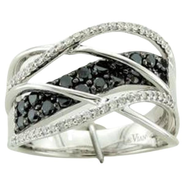 Le Vian Exotics Ring featuring Blackberry Diamonds, Vanilla Diamonds set  For Sale