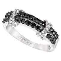 Le Vian Exotics Ring Featuring Blackberry Diamonds, Vanilla Diamonds Set For Sale