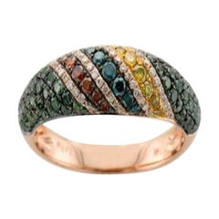 Le Vian Exotischer Ring mit blauen Beerendiamanten und ausgefallenen Diamanten