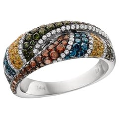 Le Vian Exotics Ring Featuring Blueberry Diamonds, Fancy Diamonds