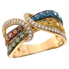 Le Vian Exotics Ring featuring Blueberry Diamonds , Fancy Diamonds 