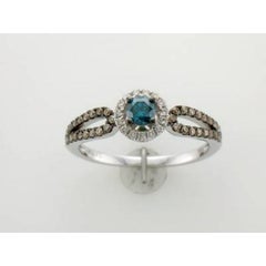 Le Vian Exotics Ring Featuring Blueberry Diamonds, Vanilla Diamonds