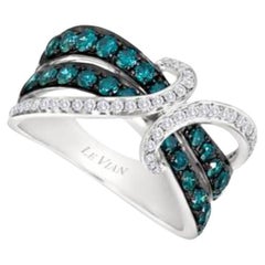Le Vian Exotics Ring Featuring Blueberry Diamonds, Vanilla Diamonds Set