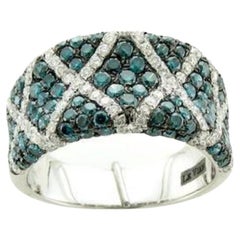 Le Vian Exotics Ring Featuring Blueberry Diamonds, Vanilla Diamonds Set