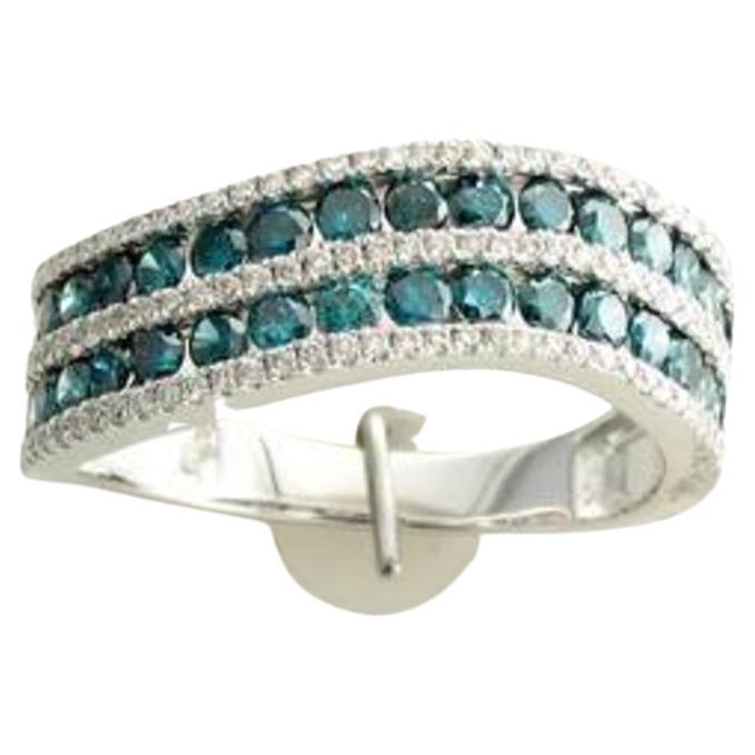 Le Vian Exotics Ring Featuring Blueberry Diamonds, Vanilla Diamonds Set For Sale