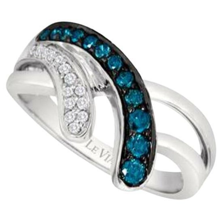 Le Vian Exotics Ring Featuring Blueberry Diamonds, Vanilla Diamonds Set ...