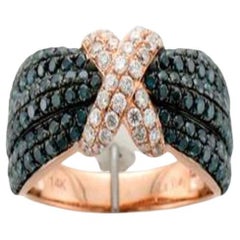 Le Vian Exotics Ring mit Blaubeer-Diamanten, Vanille-Diamanten in 1 Set