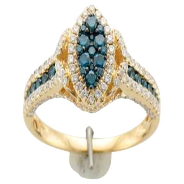 Le Vian Ring Featuring Pomegranate Garnet Vanilla Diamonds Set in 14k For Sale