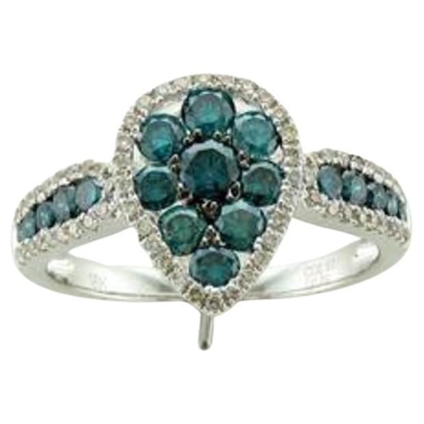 Le Vian Exotics Ring Featuring Blueberry Diamonds, Vanilla Diamonds