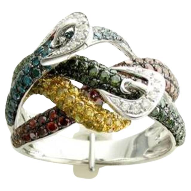 Le Vian Exotischer Ring mit Kirschbaumholz-Diamanten und ausgefallenen Diamanten