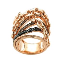 Le Vian Exotisches Ring mit Schokoladen-Diamanten und Blackberry-Diamanten