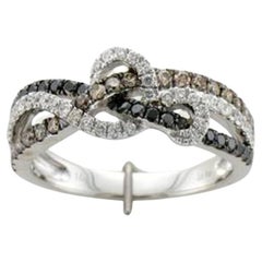 Anello Le Vian Exotics con diamanti cioccolato e diamanti mora