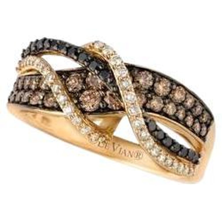 Le Vian Exotics Ring Featuring Chocolate Diamonds, Blackberry Diamonds ...