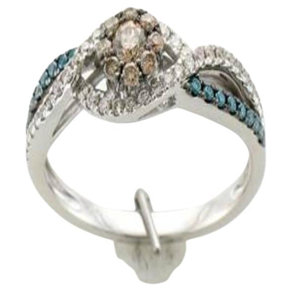 Le Vian Exotics Ring Featuring Chocolate Diamonds, Blueberry Diamonds For Sale