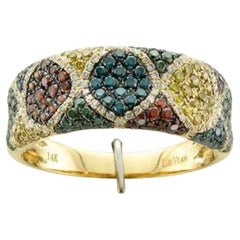 Le Vian Exotics Ring mit Fancy-Diamanten, Goldenberry-Diamanten