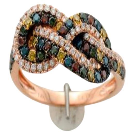 Le Vian Exotics Ring featuring Fancy Diamonds , Kiwiberry Green Diamonds For Sale