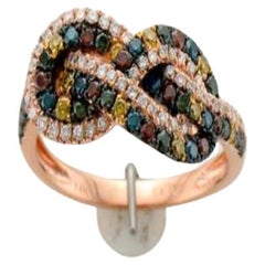 Le Vian Exotics Ring featuring Fancy Diamonds , Kiwiberry Green Diamonds