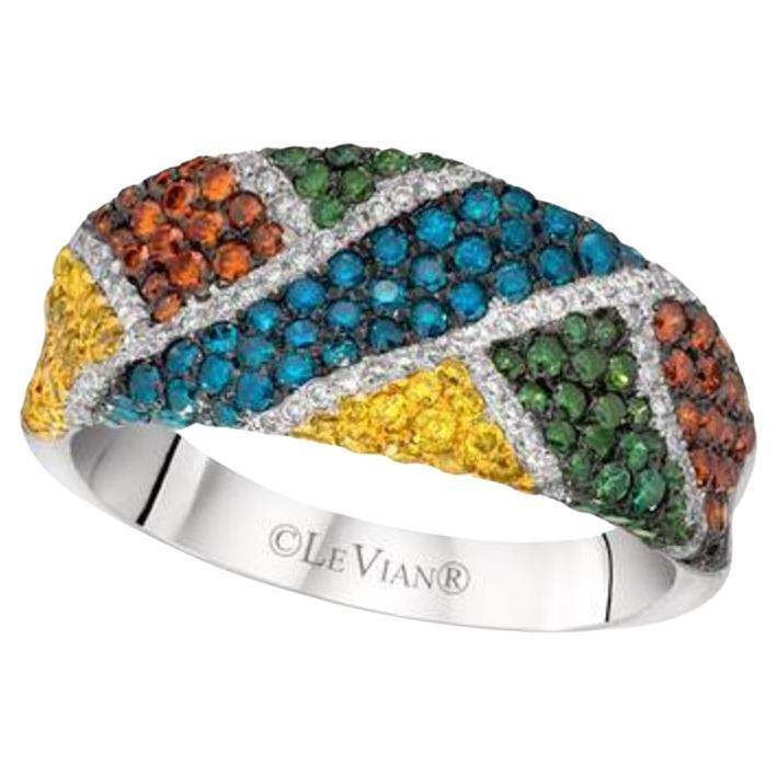 Le Vian Exotics Ring Featuring Goldenberry Diamonds, Blueberry Diamonds For Sale