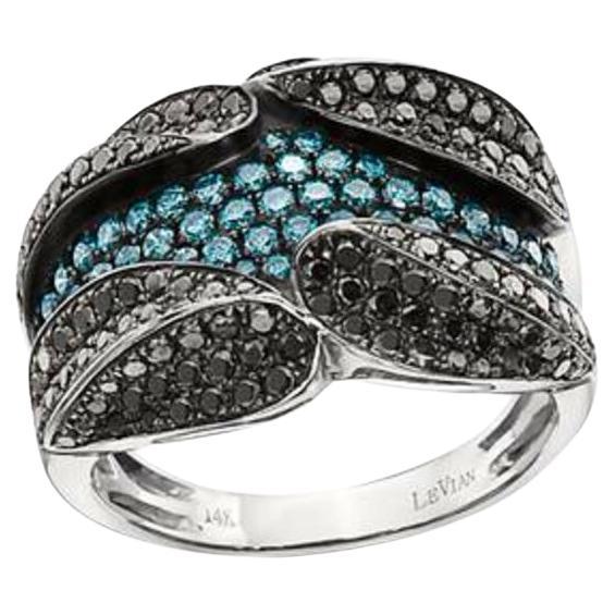 Le Vian Exotics Ring Featuring Iced Blue Diamonds, Blackberry Diamonds Set For Sale