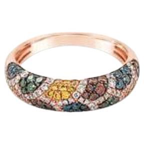 Le Vian Exotics Ring Featuring Kiwiberry Green Diamonds, Blueberry Diamonds