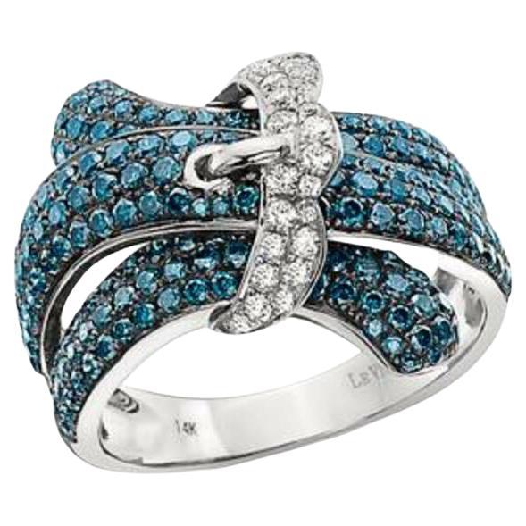 Le Vian Exotics Ring Featuring Vanilla Diamonds, Blueberry Diamonds Set