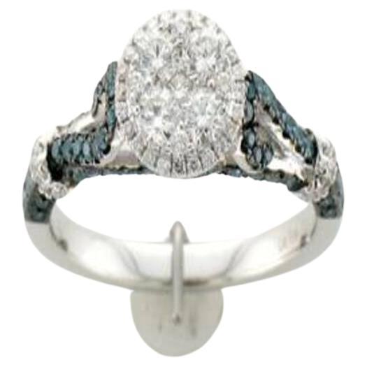 Le Vian Exotics Ring mit Vanille Diamanten , Blueberry Diamanten in 1 gefasst im Angebot