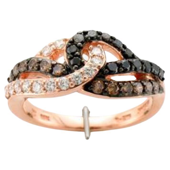 Le Vian Exotics Ring Featuring Vanilla Diamonds, Chocolate Diamonds For Sale