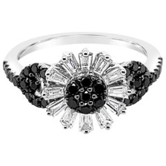 Le Vian Exotics Ring, Vanilla Diamonds, Black Diamonds, 14 Karat Vanilla Gold