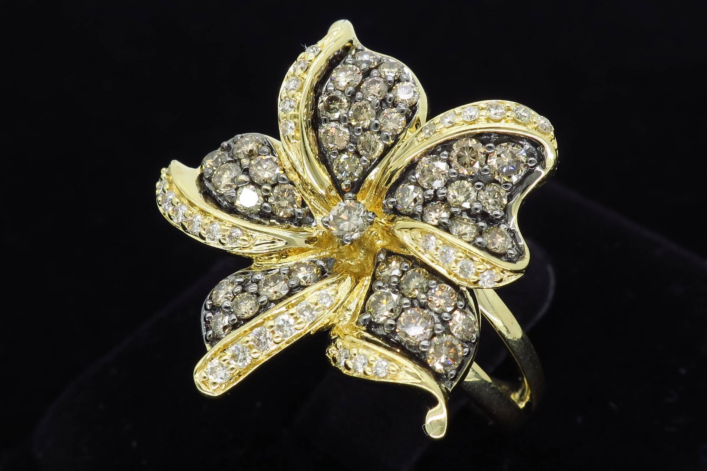 Le Vian Flower Diamond Ring 3