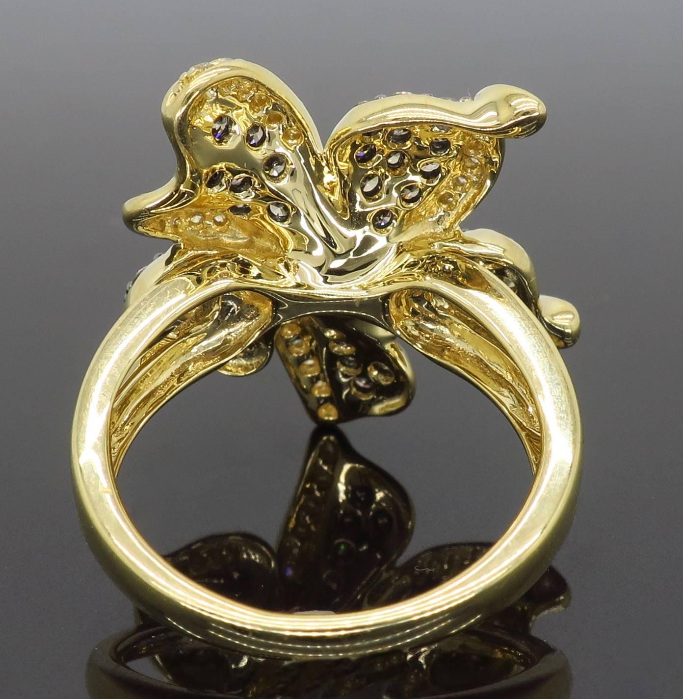 Women's or Men's Le Vian Flower Diamond Ring